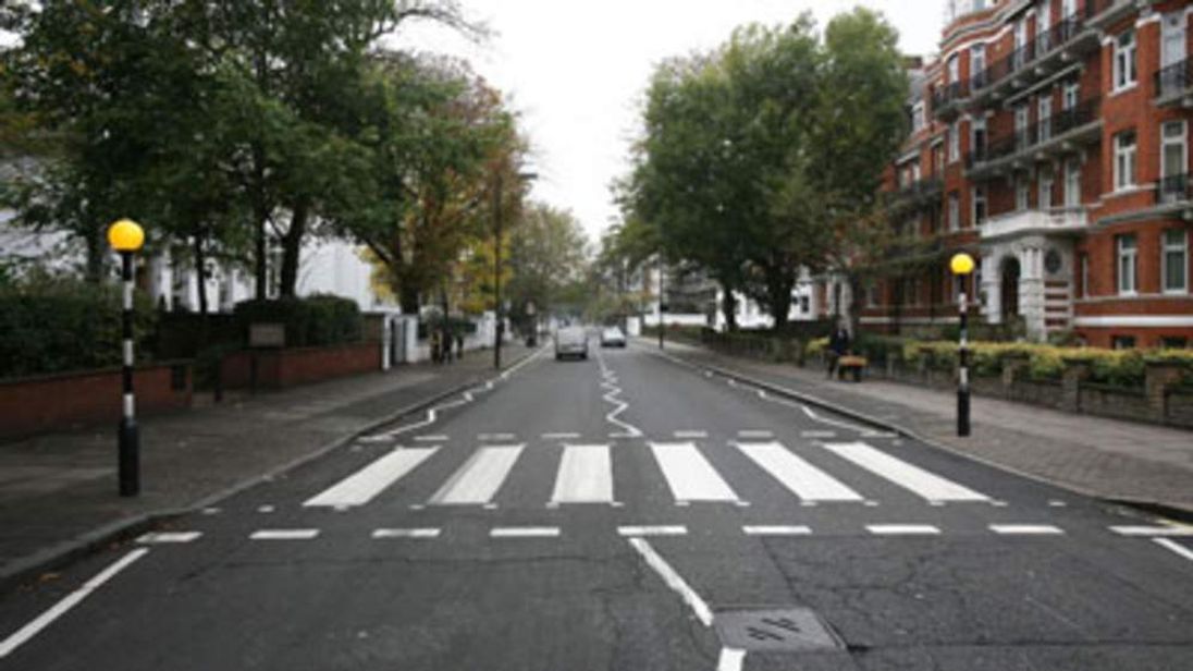 Abbey Road Zebra Crossing Gets Its Stripes