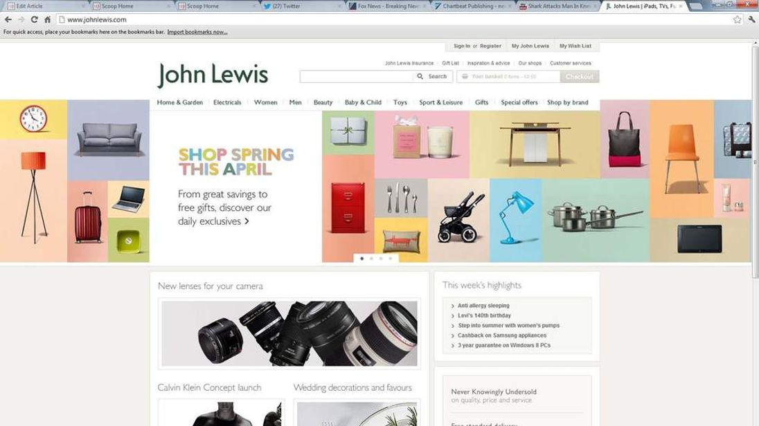 John Lewis Reaches £1bn Annual  Sales