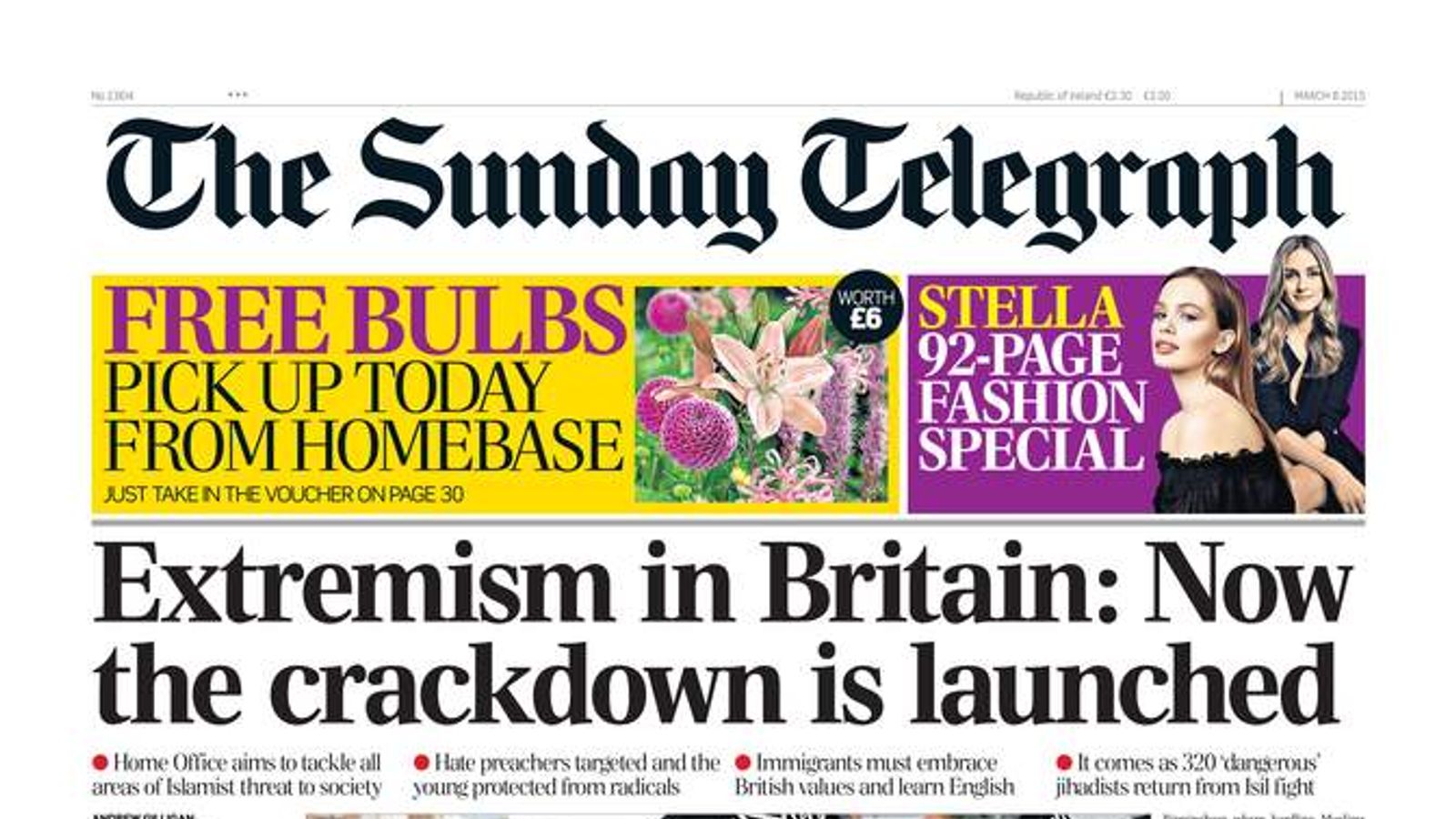 Sunday's National Newspaper Front Pages | UK News | Sky News