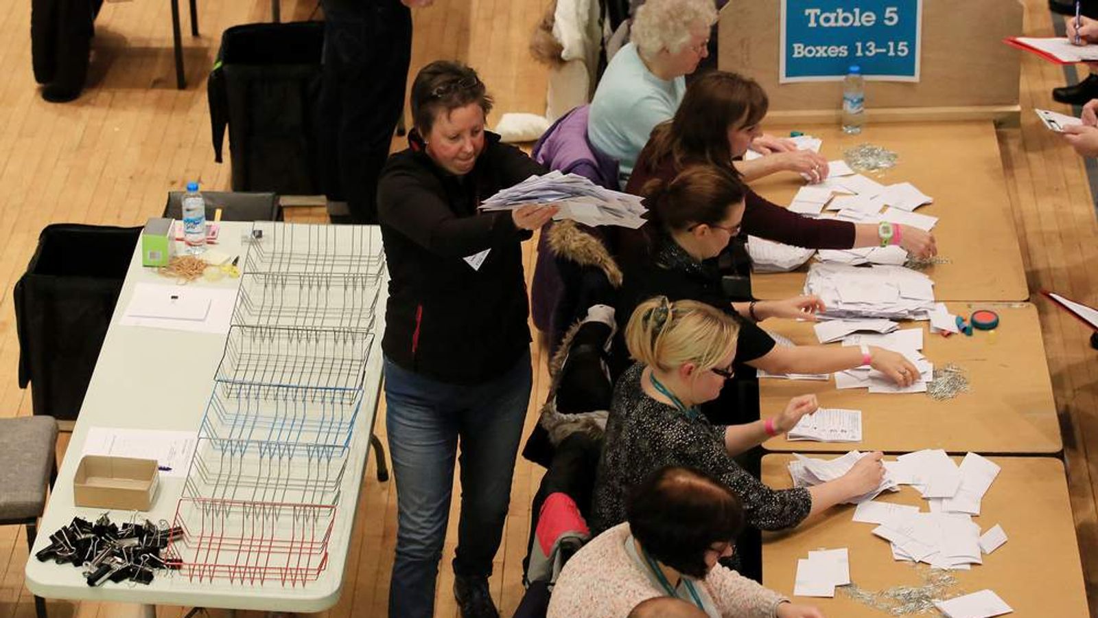 Votes Counted In Oldham West ByElection Politics News Sky News