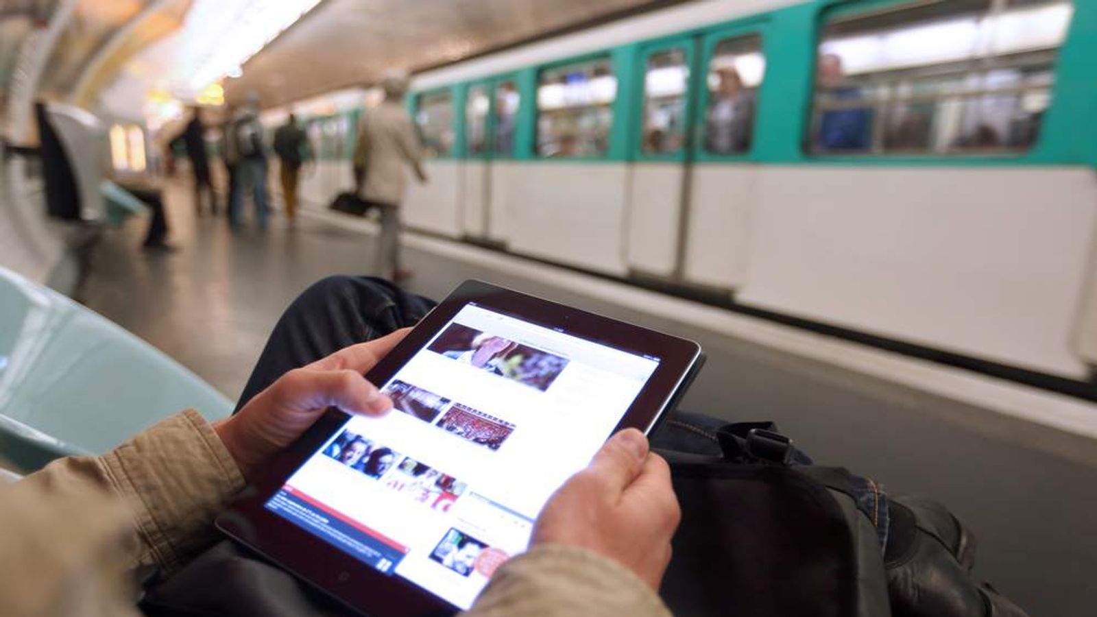 Customers Using Tablets Retail Sales Driven Up By Tablet Demand | Money News | Sky News