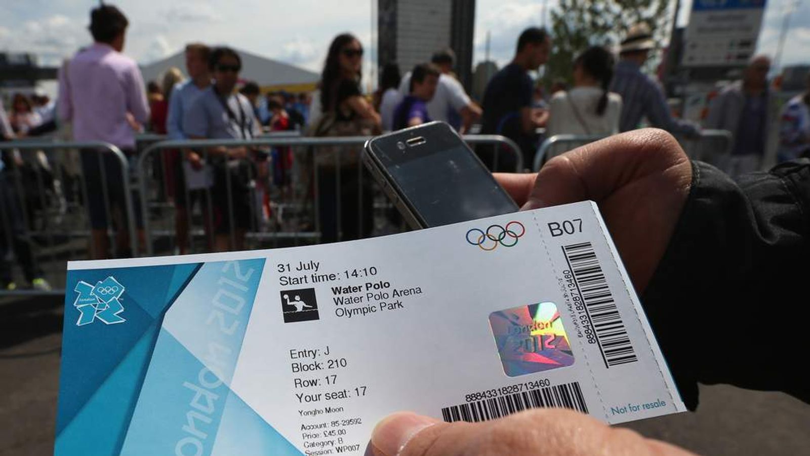 Free Olympic Tickets Cost Government £1.2m Politics News Sky News