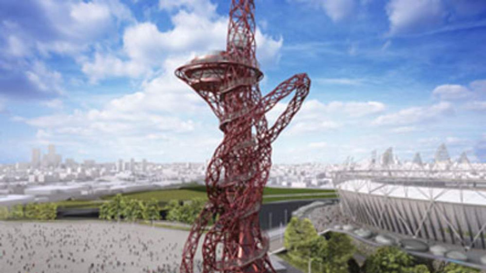 Olympic Park Goes Into Orbit With Sculpture UK News Sky News