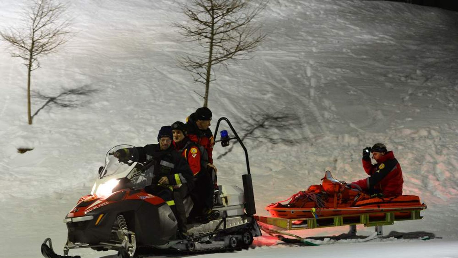 Six Tourists Killed In Snowmobile Crash World News Sky News
