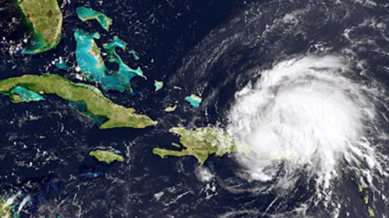 Hurricane Irene Strikes Dominican Republic World News Sky News