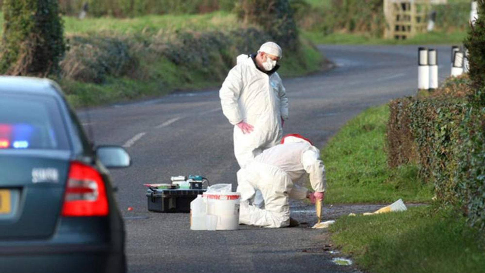 Three Held After Man's Body Found In Car | UK News | Sky News