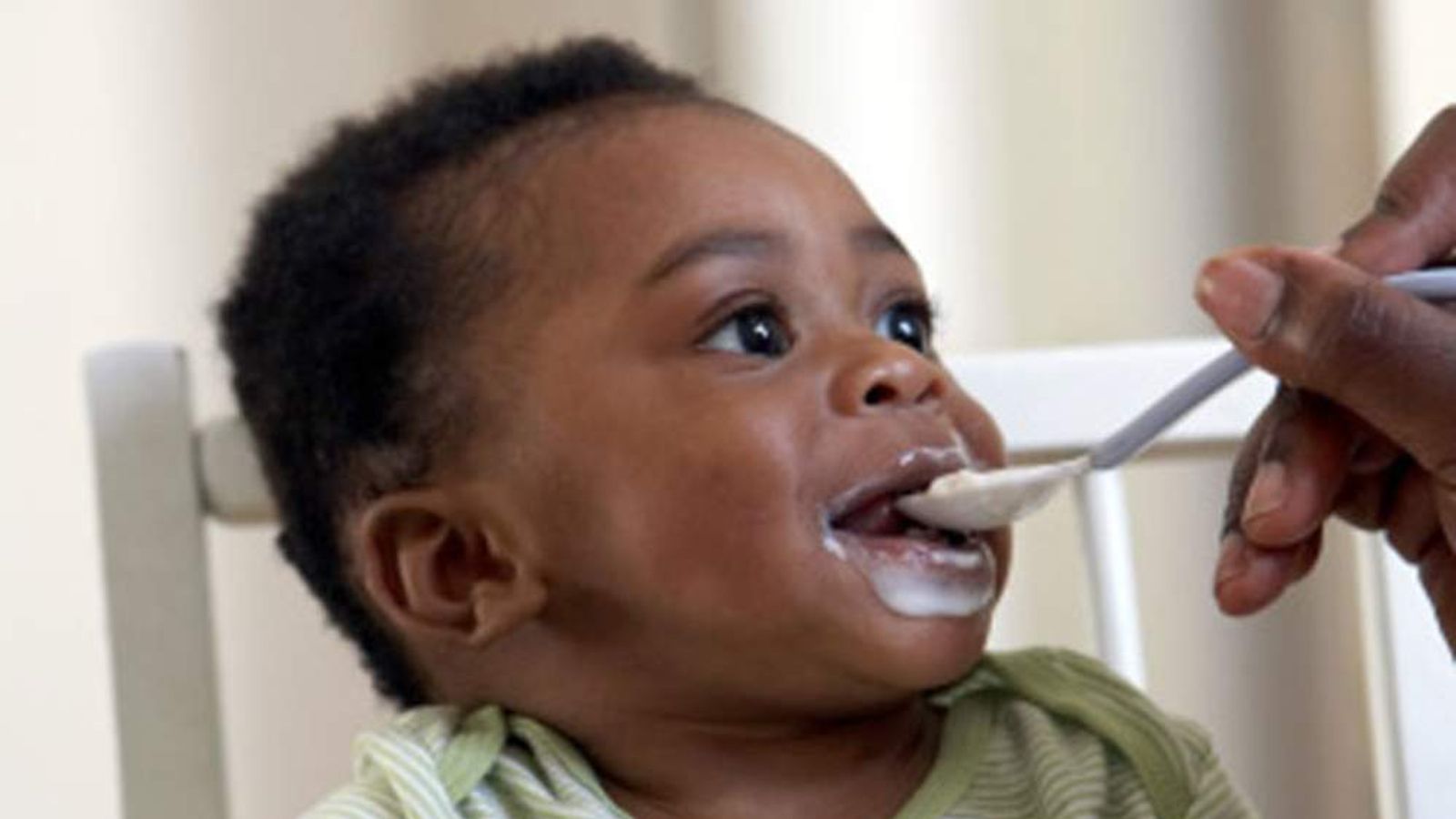spoon fed baby