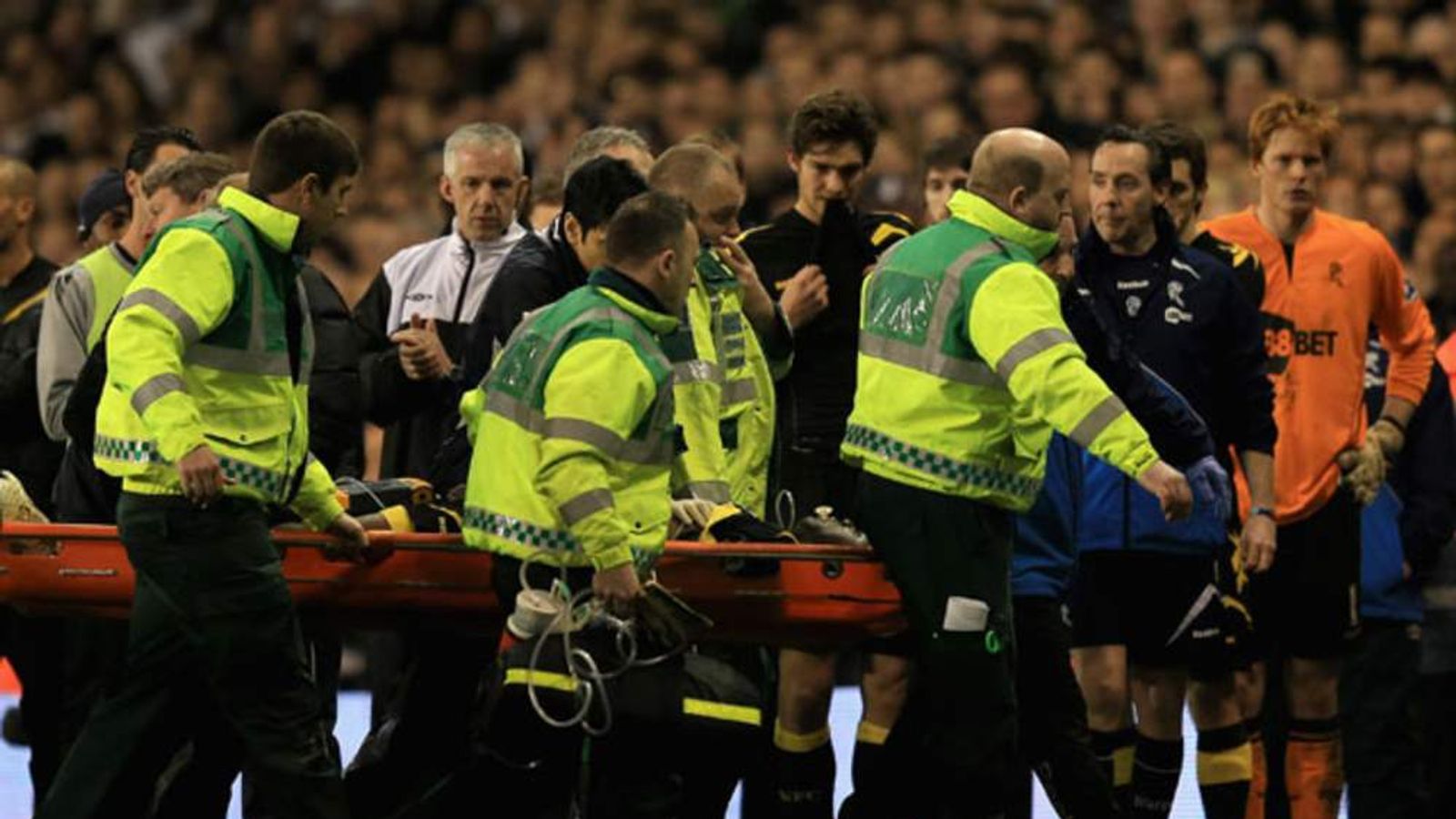 Muamba Collapsed Sky Man Sees Fans United By Muamba Collapse | UK News | Sky News