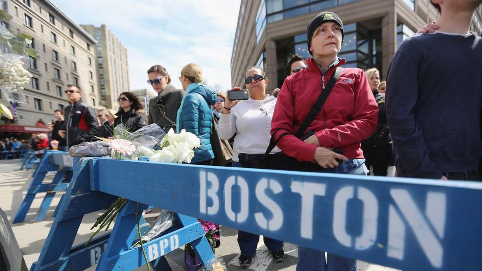 Boston Bombings: Emotional Silent Tribute | World News | Sky News