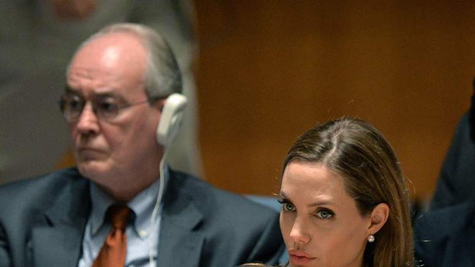 Angelina Jolie Addresses Un On Sexual Violence World News Sky News