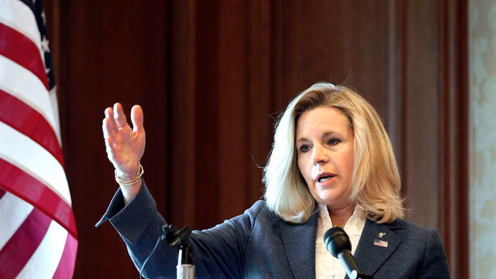 Liz Cheney Abandons Run For US Senate Seat US News Sky News