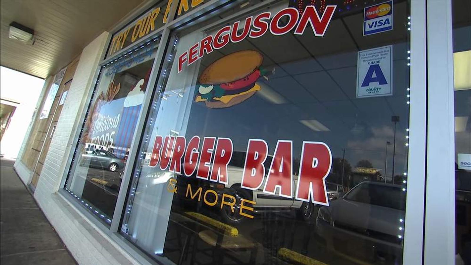 Ferguson Burger Bar Owner Refuses to Shut Up Shop Scoop News Sky News