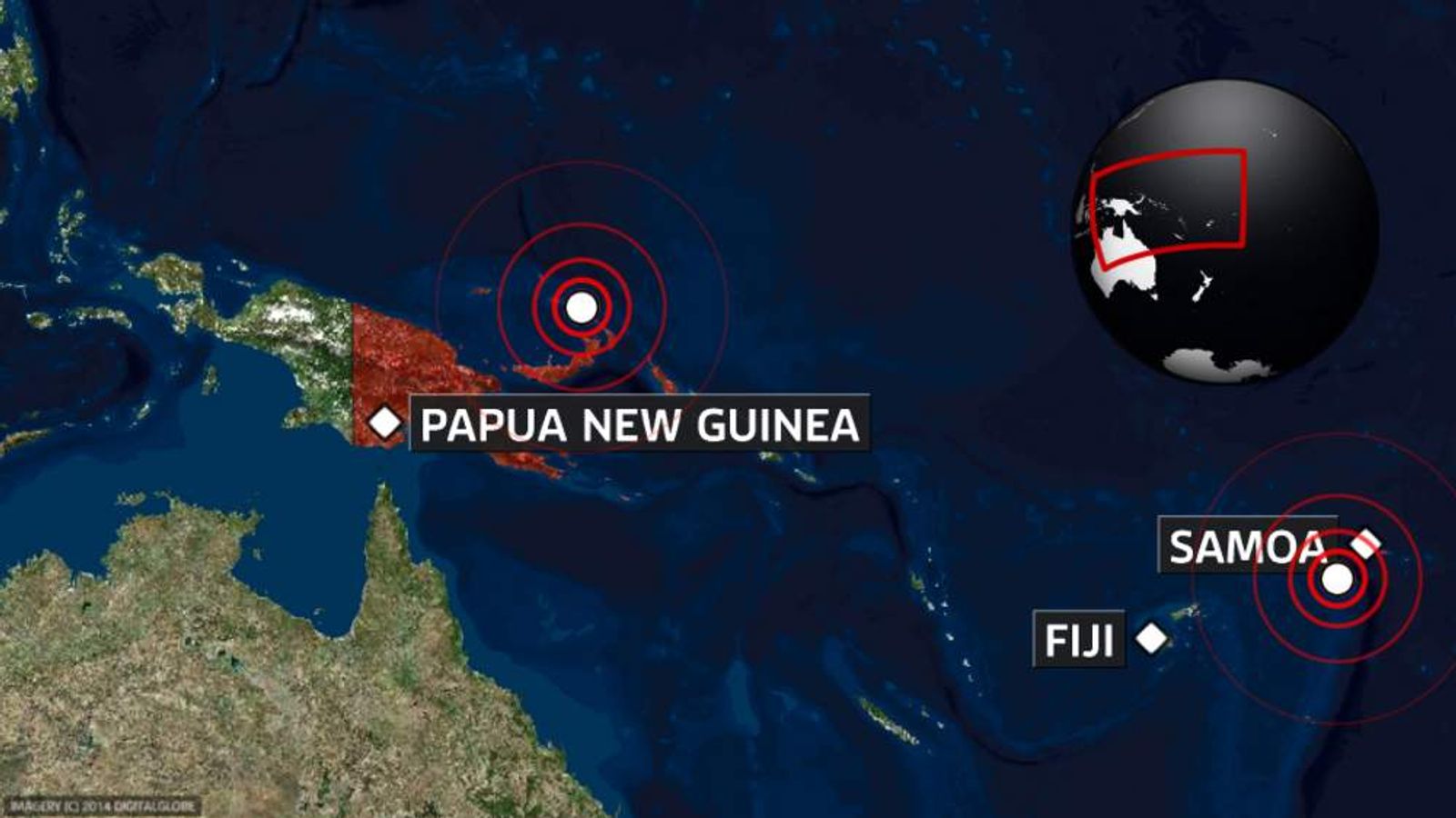 Second Quake As Major Tremor Hits Pacific | World News | Sky News