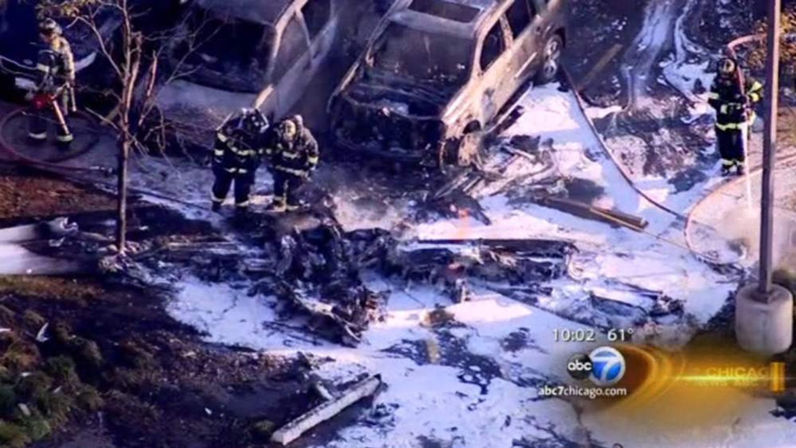Two Killed In Plane Crash Near Chicago | US News | Sky News