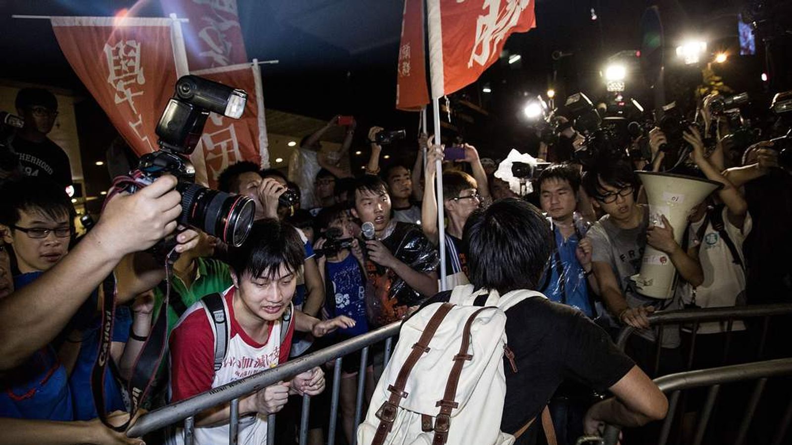 Protests As China Rules Out Open HK Elections | World News | Sky News