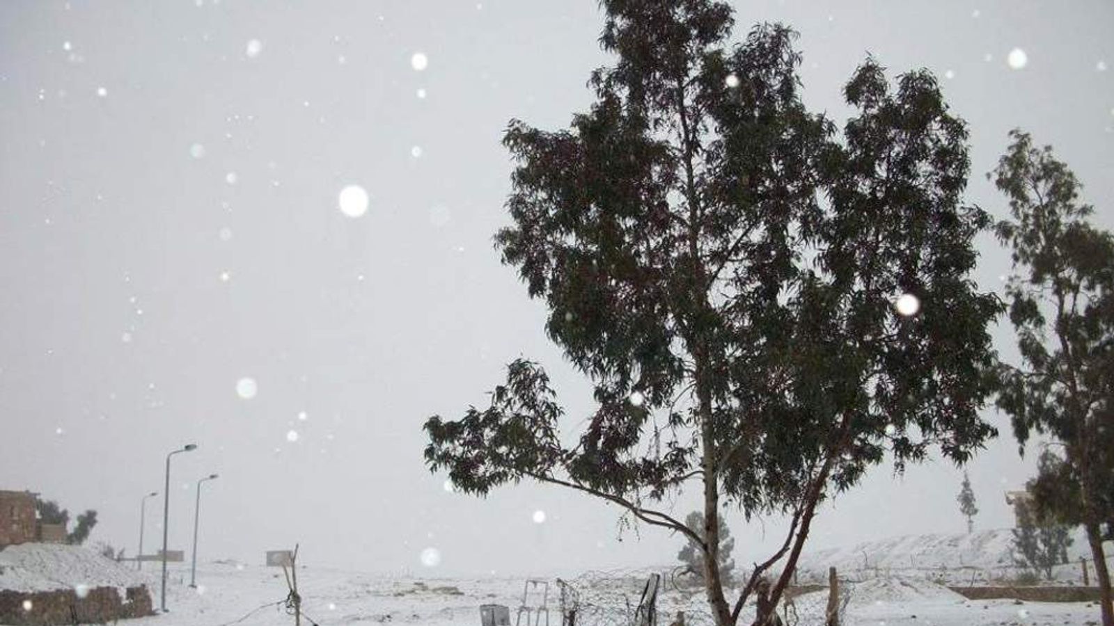 египет снег