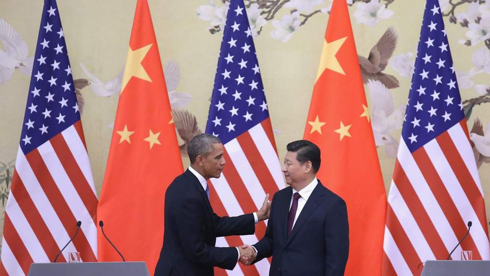 US And China Sign 'Historic' Emissions Deal | World News | Sky News