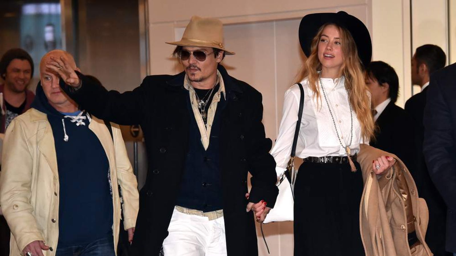 Johnny Depp And Amber Heard Tie The Knot | Ents & Arts News | Sky News