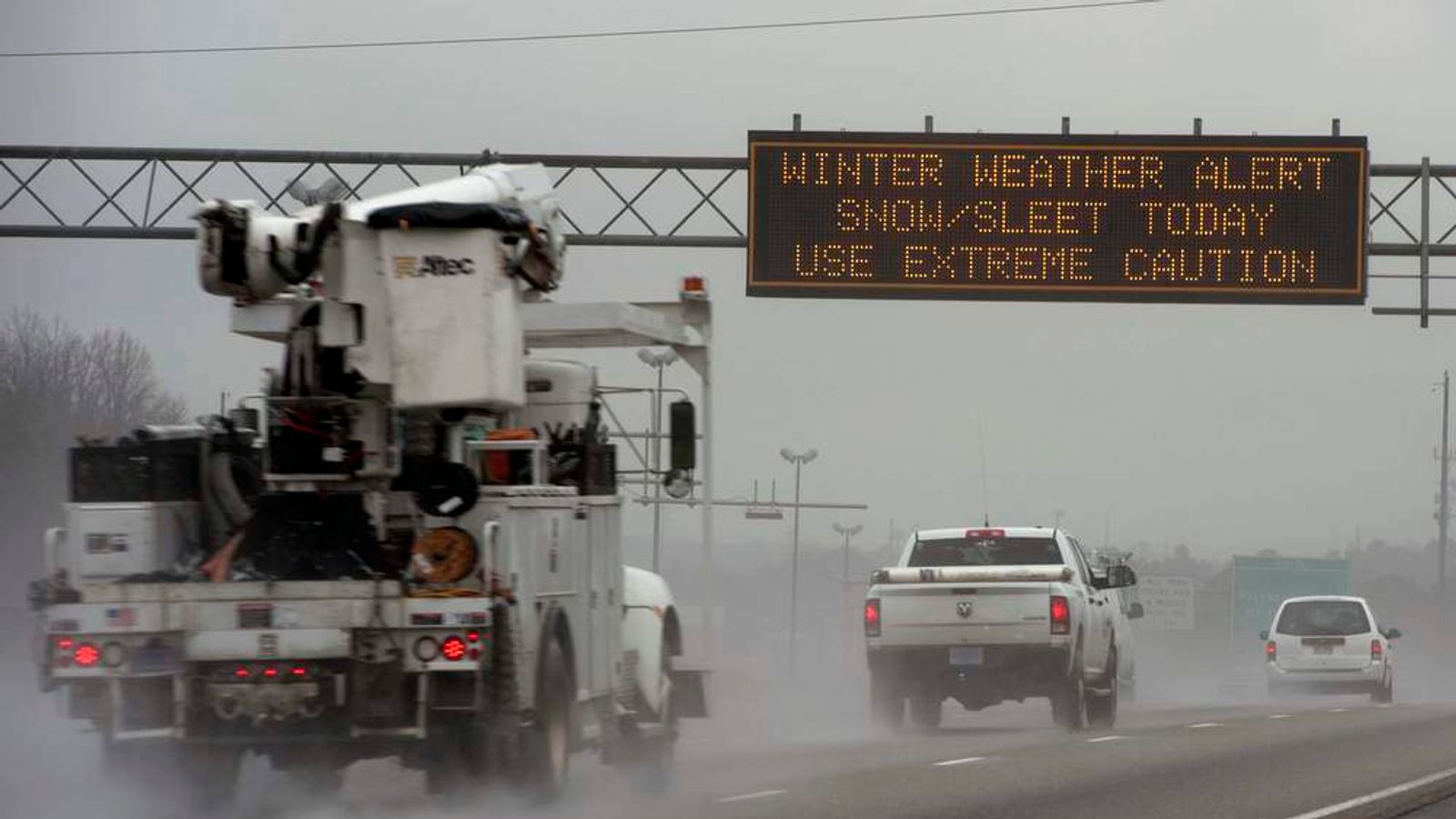 Us South Braces For Catastrophic Ice Storm Us News Sky News