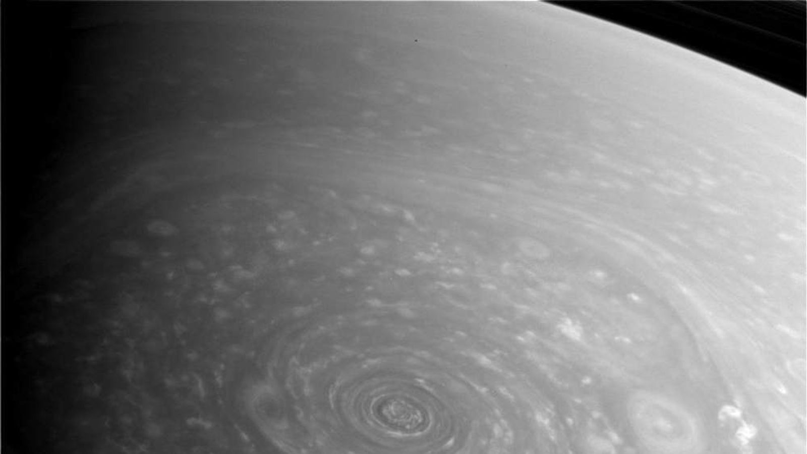 Saturn South Pole Vortex