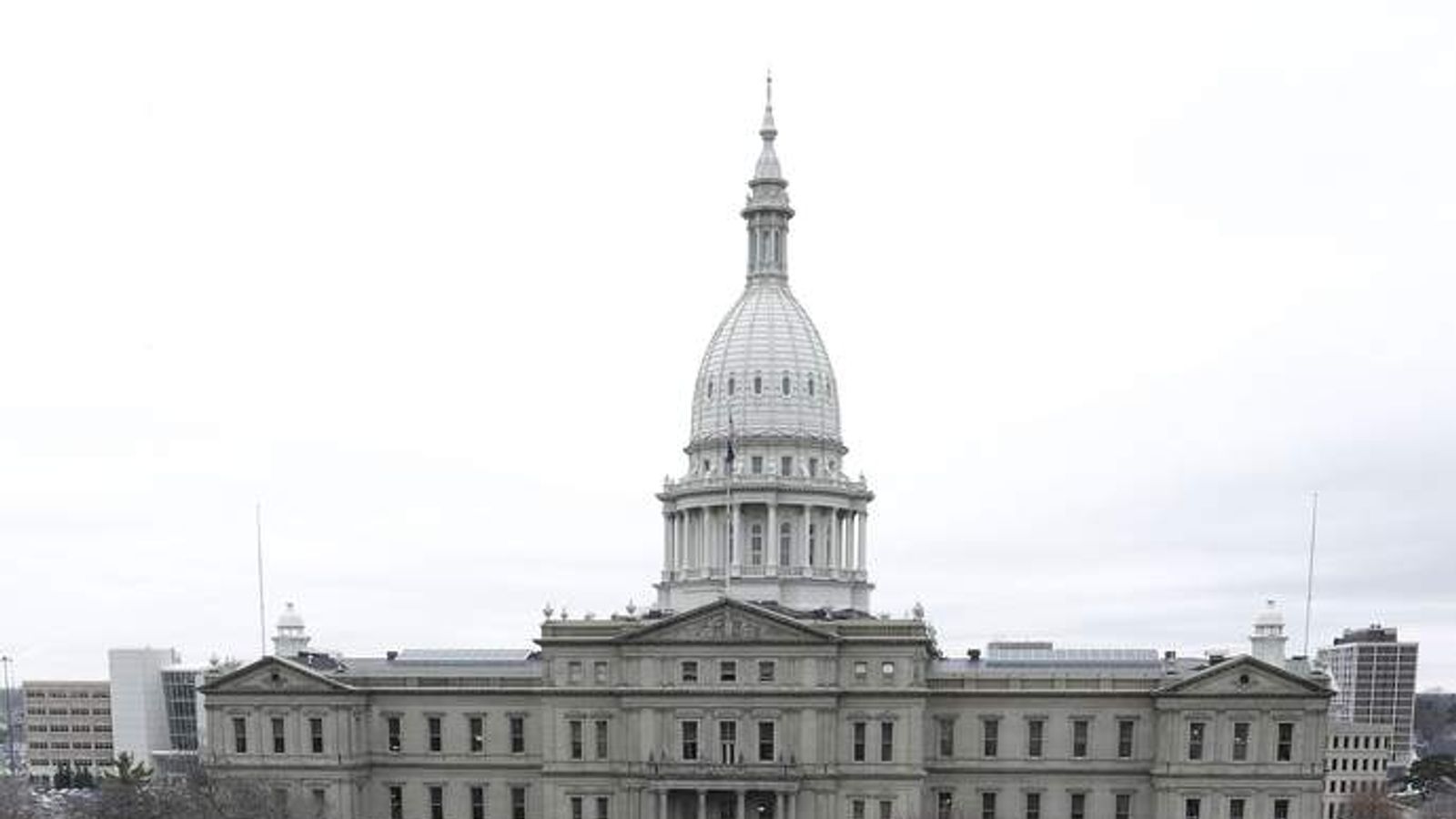 Unions protest michigan right to work bill us news sky news