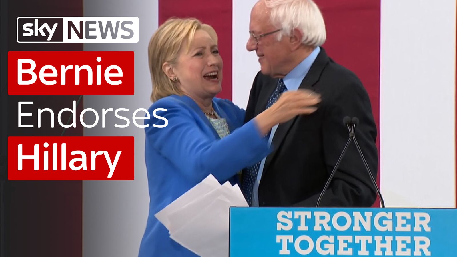Bernie Sanders Has Thrown His Support Behind Hillary Clinton | US News ...