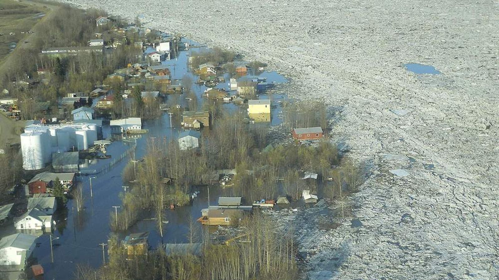 Alaska Town Floods As Ice Jam Clogs River US News Sky News