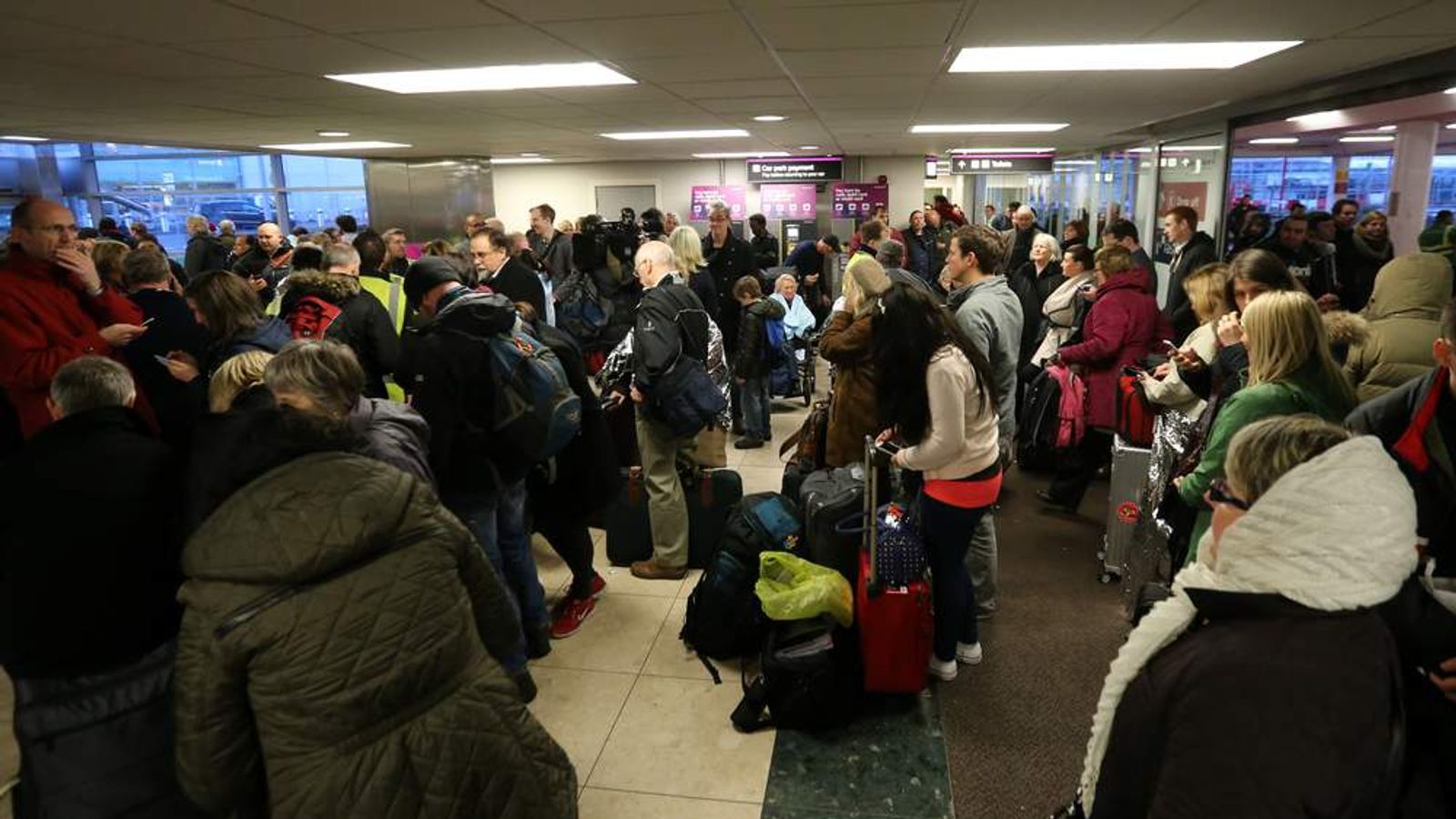 Edinburgh Airport Suspect Package 'No Threat' UK News Sky News