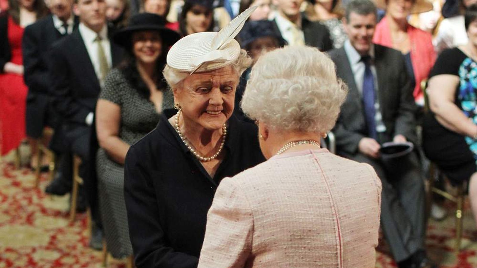 Dame Angela Lansbury's 'Proud Day' With Queen