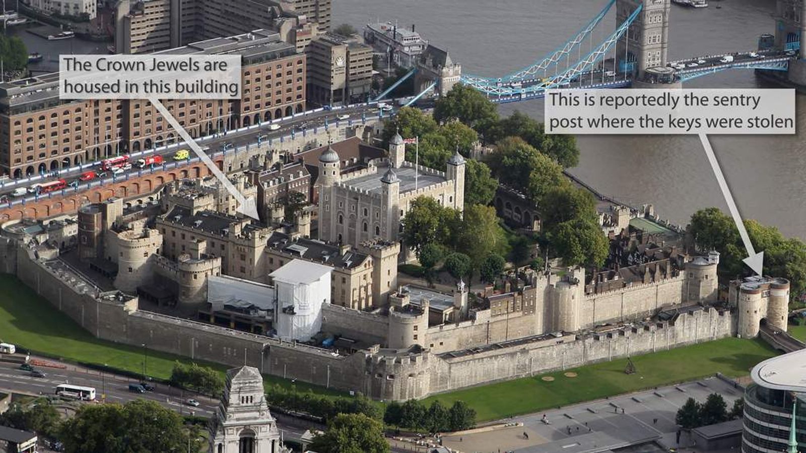 Tower Of London Keys Stolen From Sentry Post