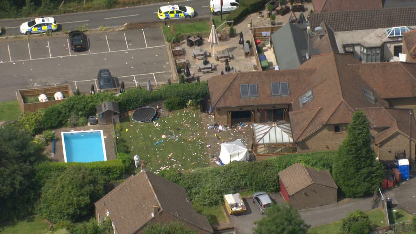 Surrey Pool Party Killing Suspects Arrested Uk News Sky News