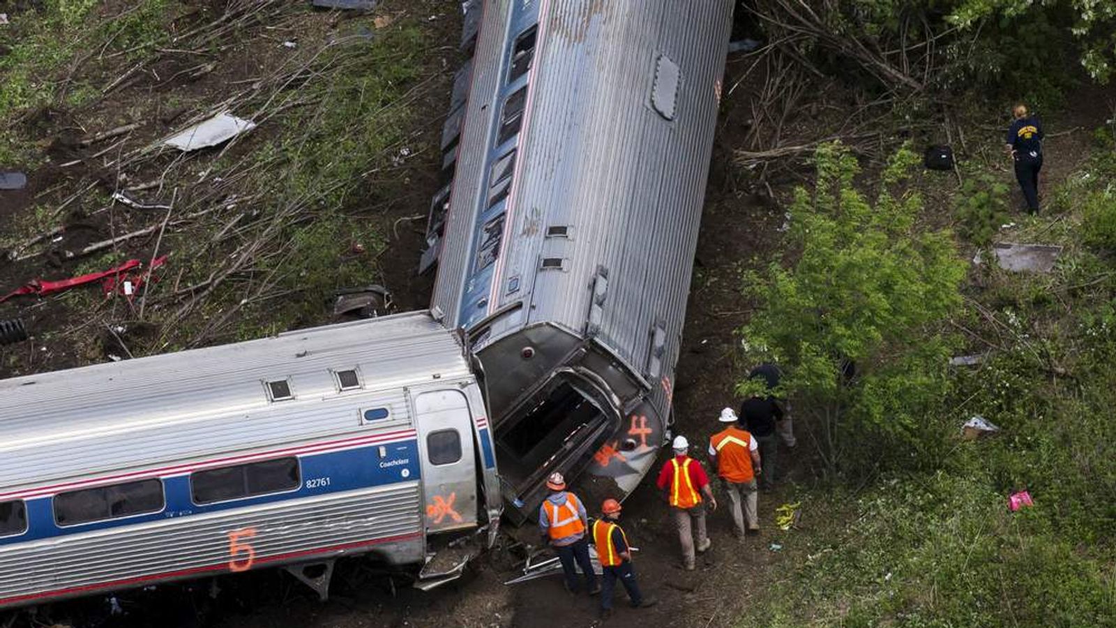 First Lawsuit Filed Over Deadly Amtrak Crash Us News Sky News