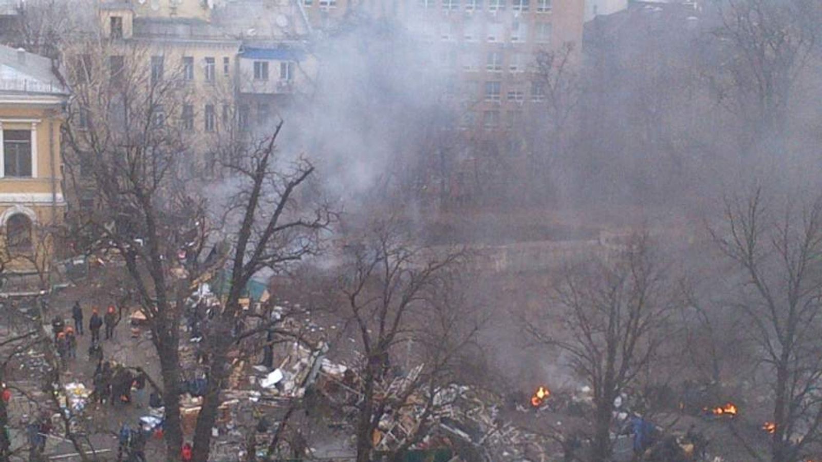 Ukraine Truce Shattered By Volley Of Gunfire World News Sky News