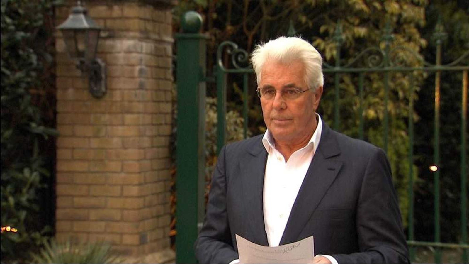 Max Clifford Charged With 11 Sex Assaults Uk News Sky News