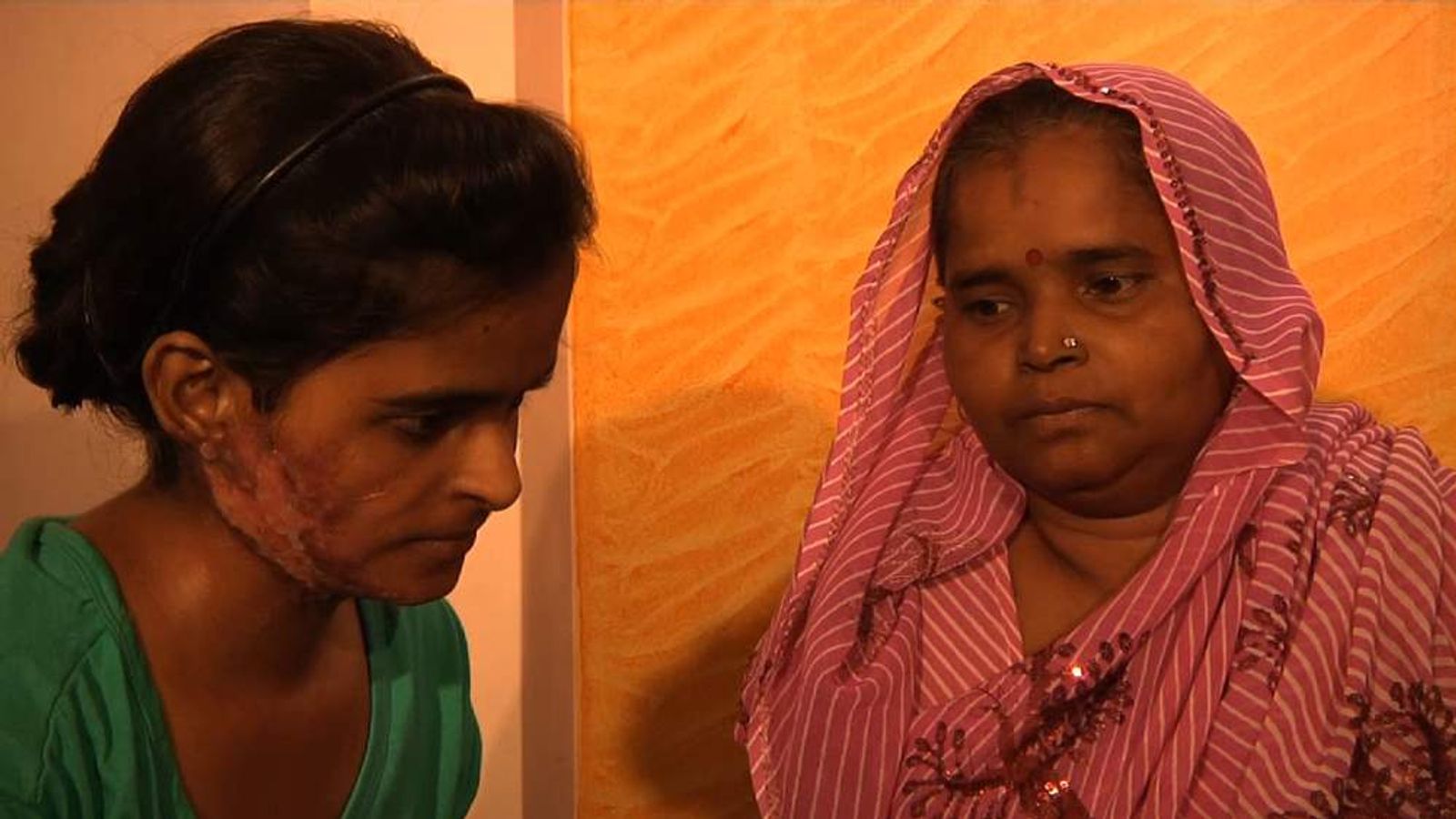 Acid Attacks India Victims Demand Action World News Sky News