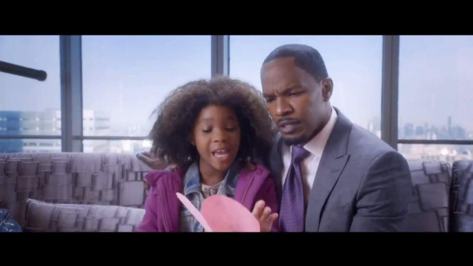 Annie Remake Trailer Features Foxx And Diaz Ents & Arts News Sky News