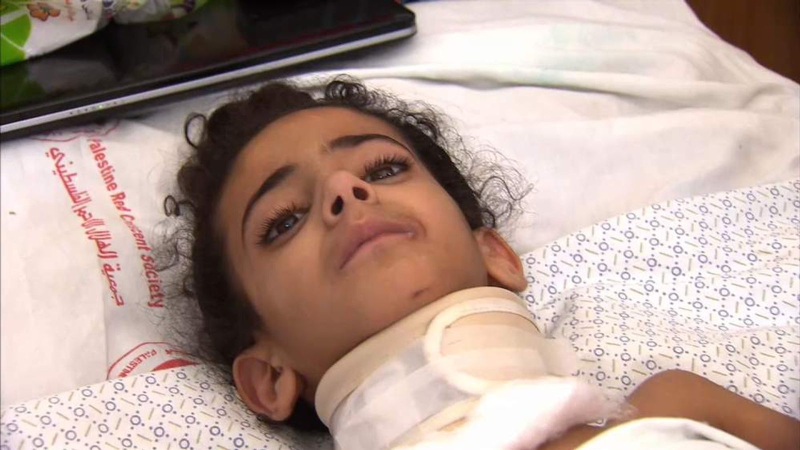 Medics Desperate To Help Paralysed Gaza Girl | World News | Sky News