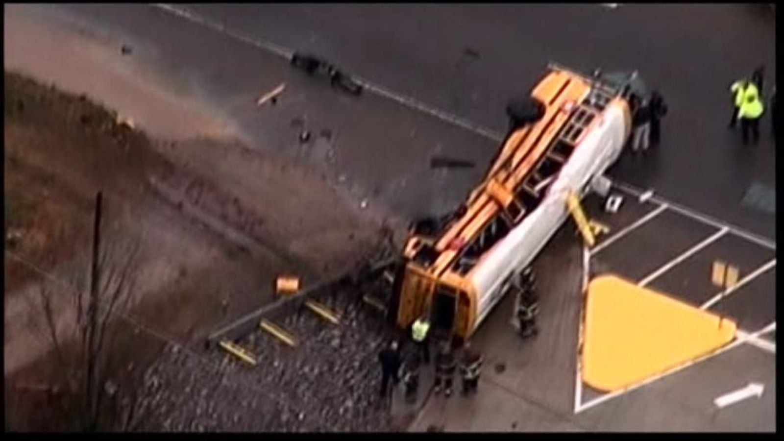 Two Children Die In School Bus Collision | US News | Sky News