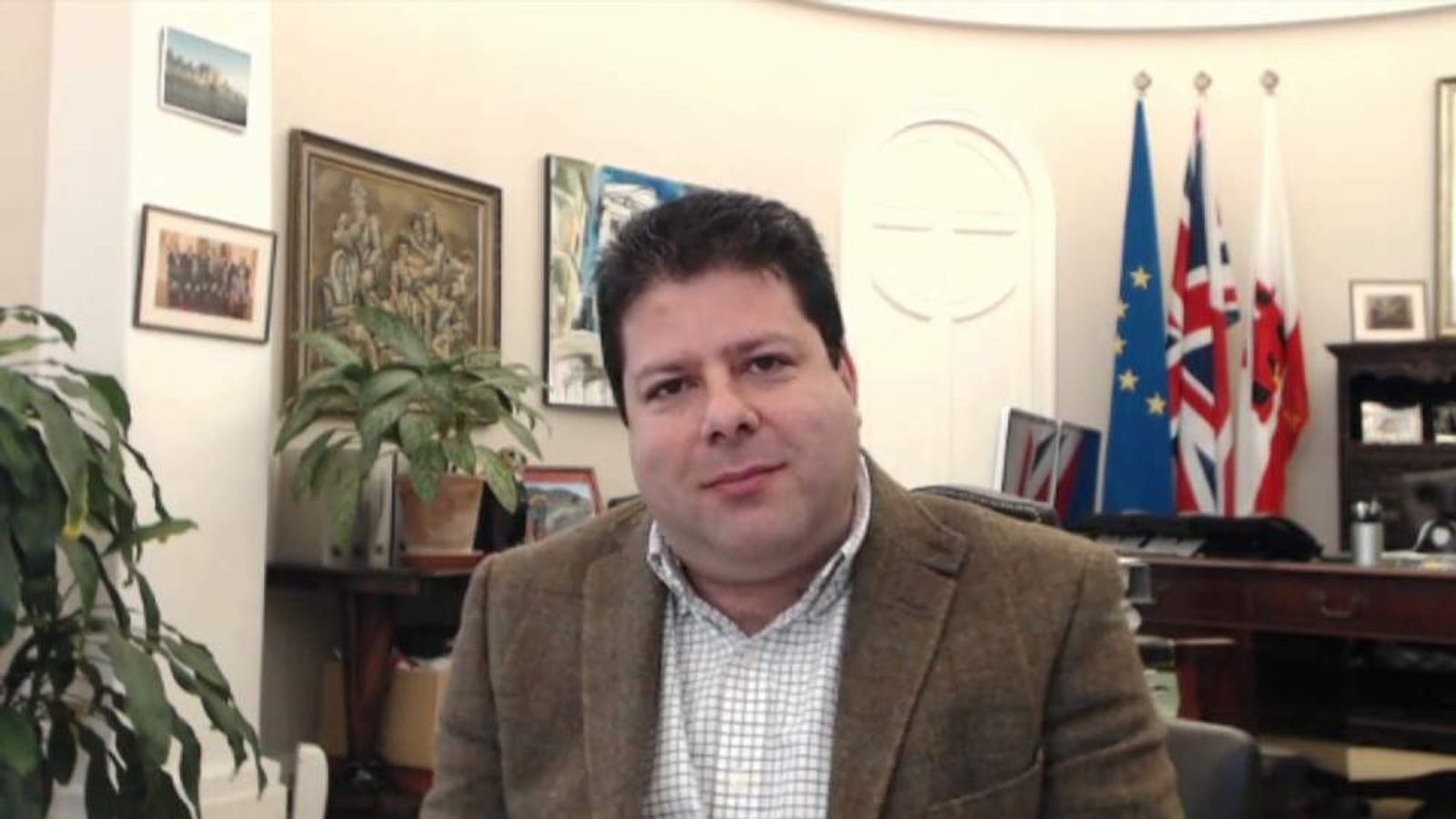 Chief Minister of Gibraltar Fabian Picardo | Scoop News | Sky News