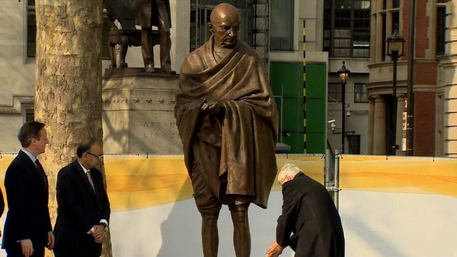 Mahatma Gandhi Statue Unveiled In London UK News Sky News