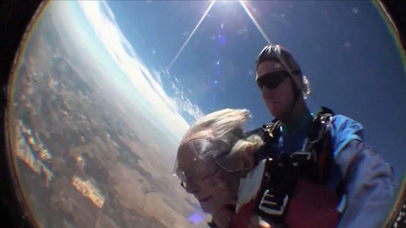 Woman Celebrates 100th Birthday With Skydive | Scoop News | Sky News