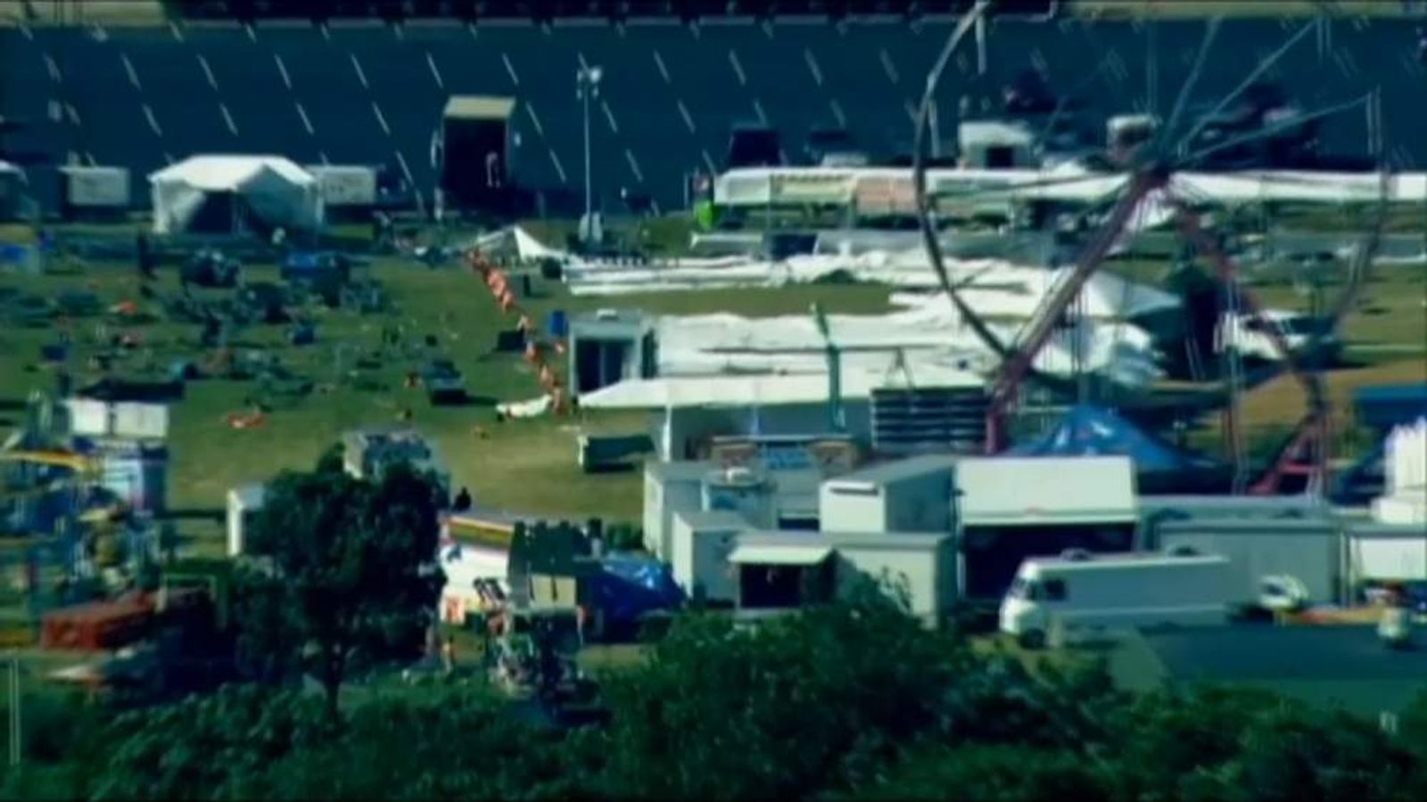 Man Killed After Storm Lifts Festival Tent US News Sky News