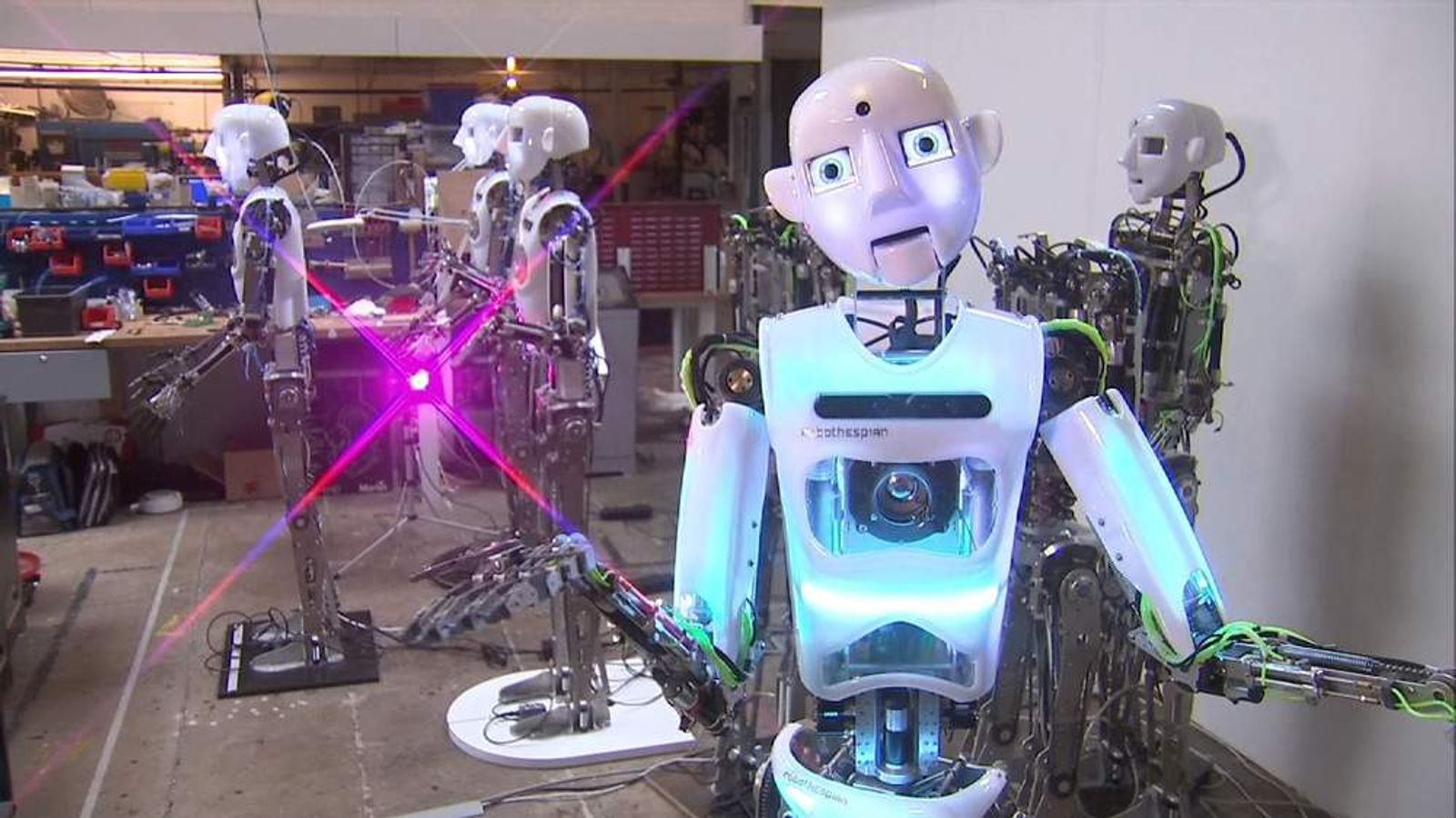 The Robots That Act Like Humans - Literally | UK News | Sky News