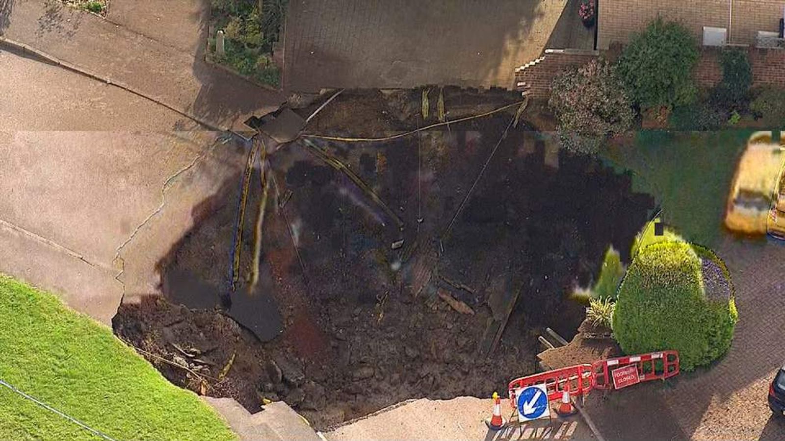 Huge Sinkhole Appears In Town Named After Christian Martyr | Scoop News ...