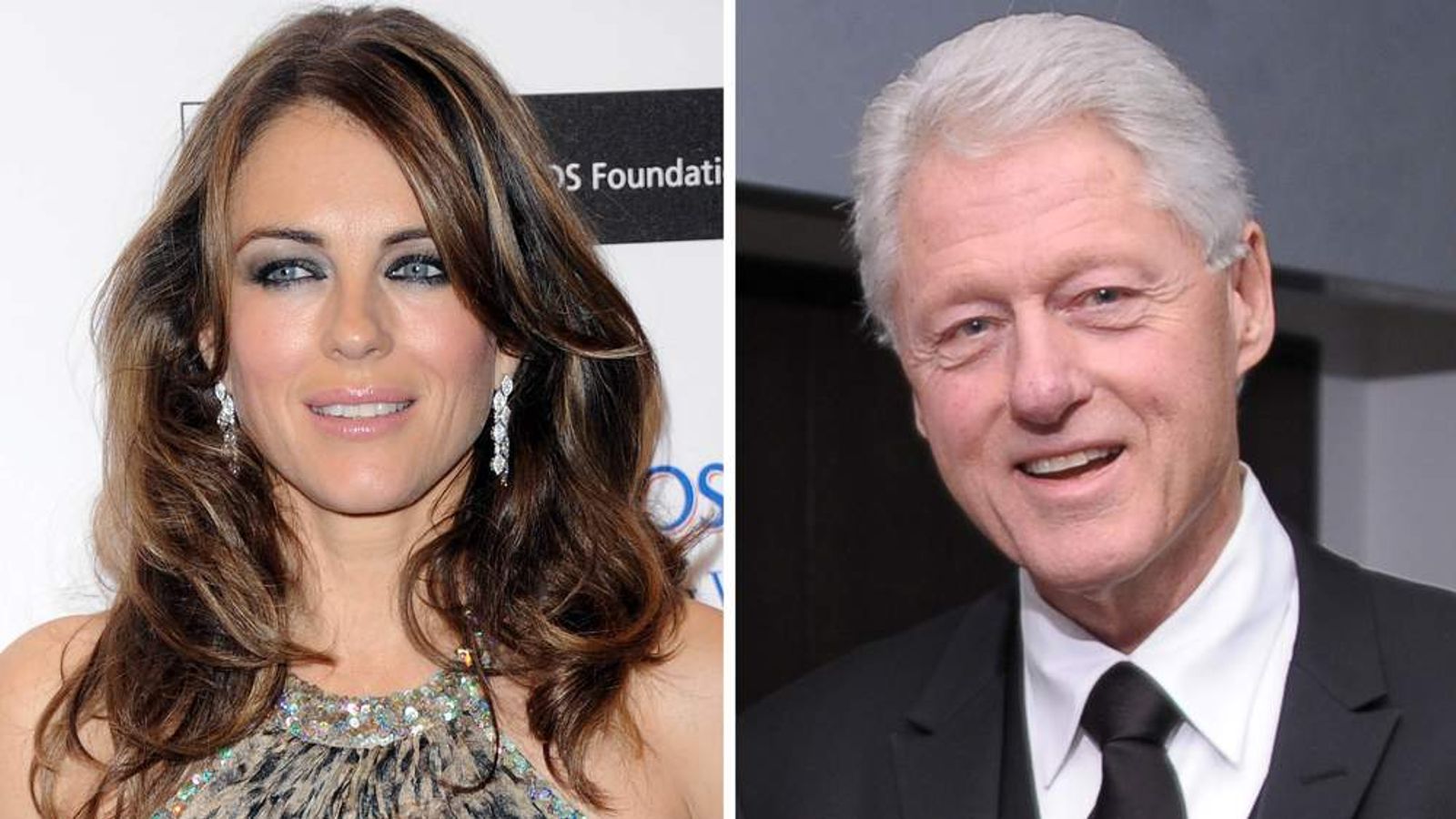 Liz Hurley Reacts To Bill Clinton Affair Reports World News Sky News 7131