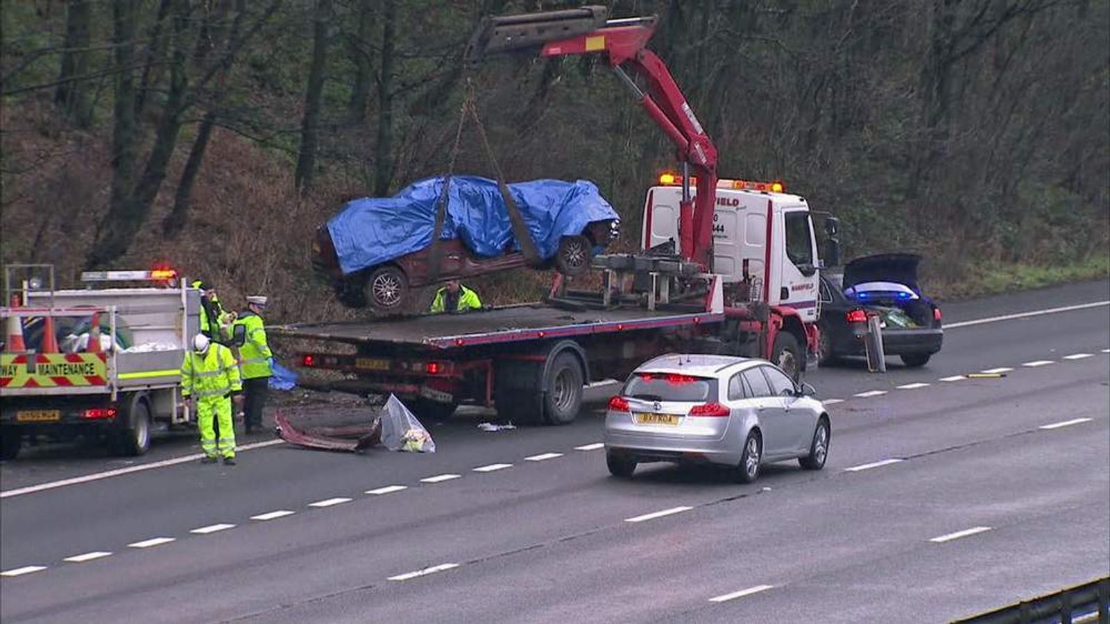 M6 Crash: Two Children Killed On Motorway | UK News | Sky News