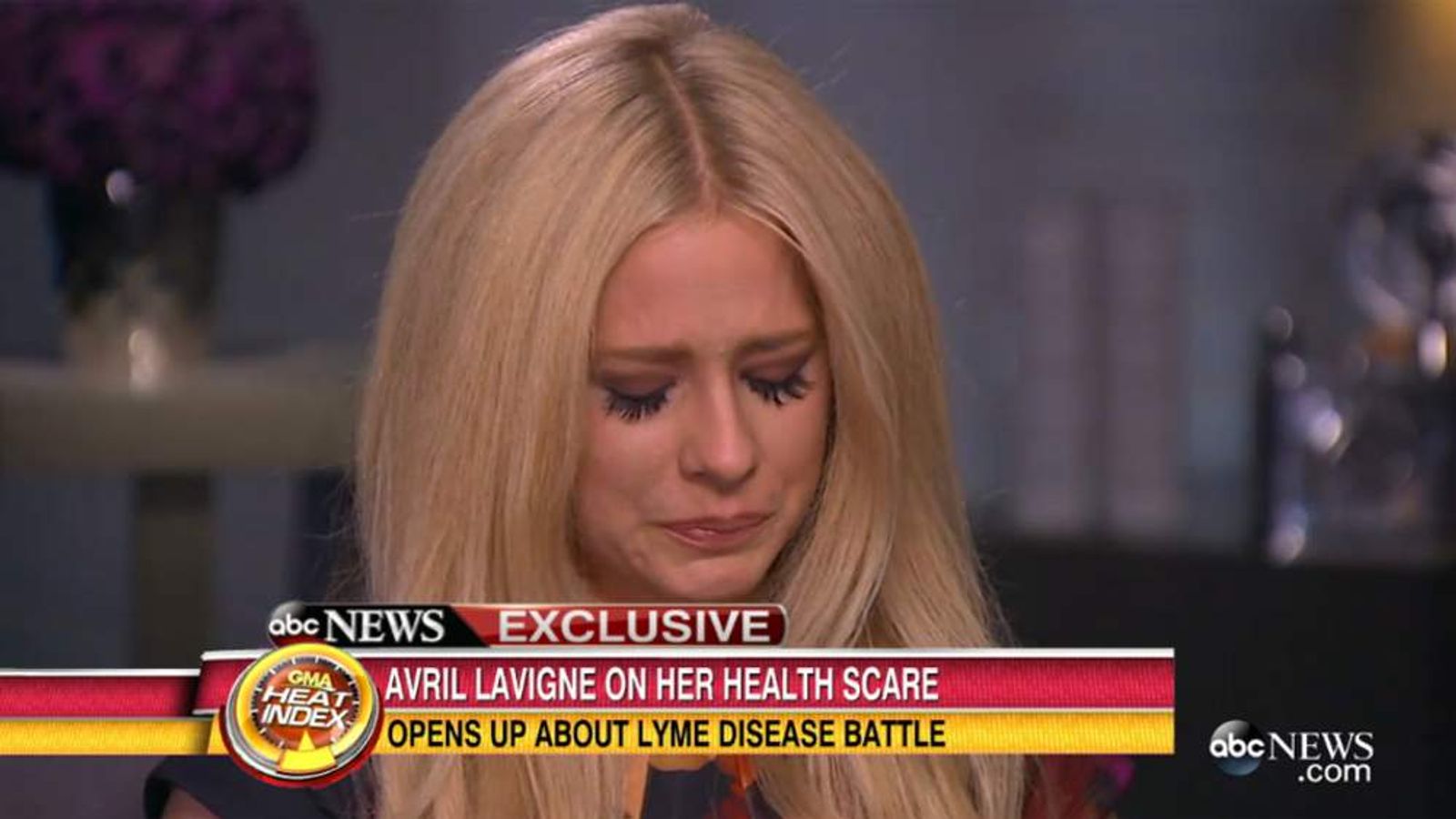Avril Lavigne In Tears Over Lyme Disease Fight Ents & Arts News Sky(02)