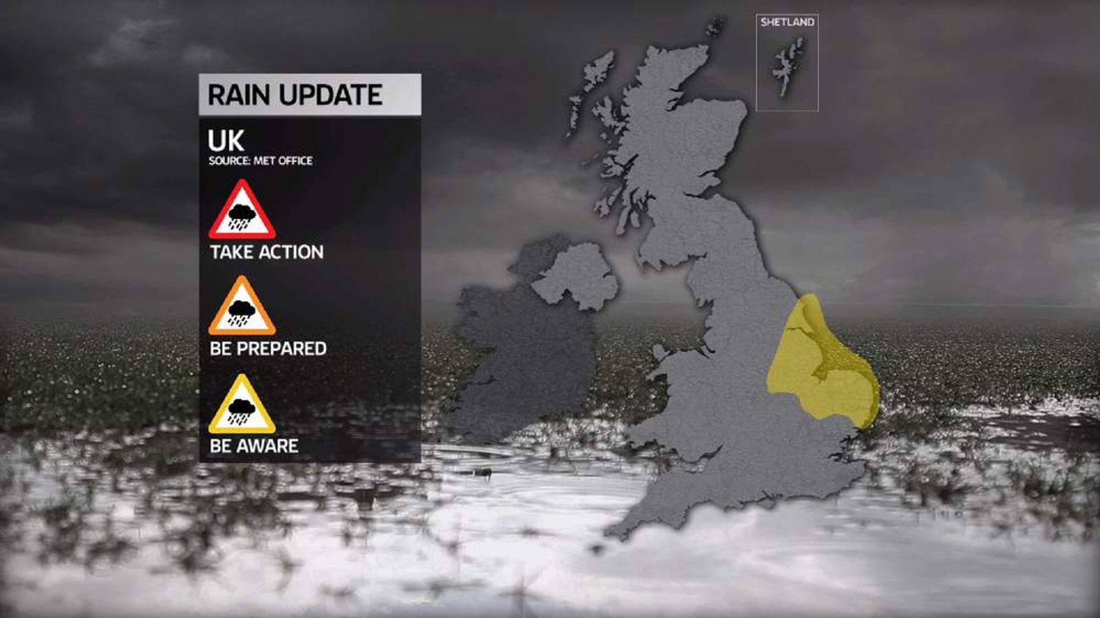 Flooding Threatened As Heavy Rain Forecast | UK News | Sky News