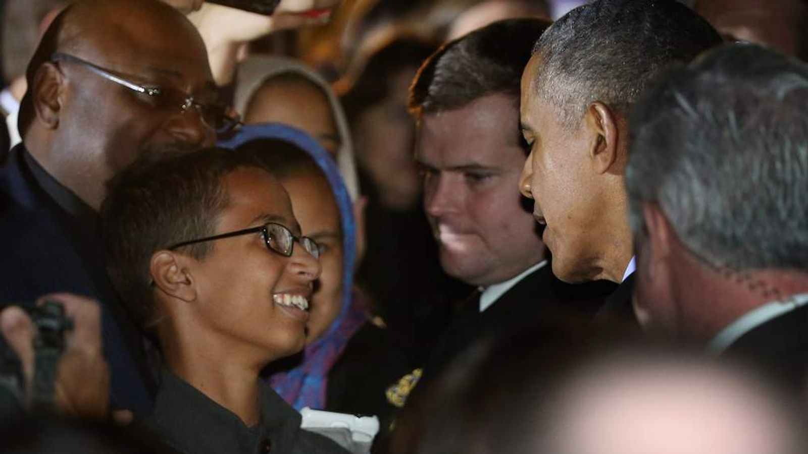 Obama Makes Time For 'Clock Kid' Ahmed US News Sky News