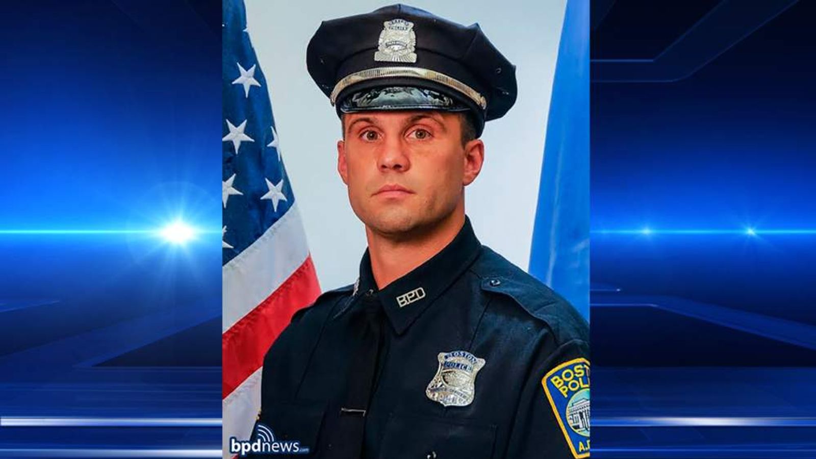 Boston Bombings Hero Cop Shot In Face | US News | Sky News